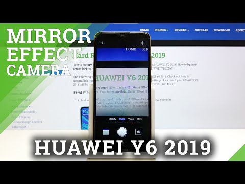 How to Disable Mirror Effect in Huawei Y6 2019 – Camera Settings