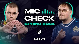 CLUTCH IT! | Kia Mic Check | 2024 LEC Spring Week 3