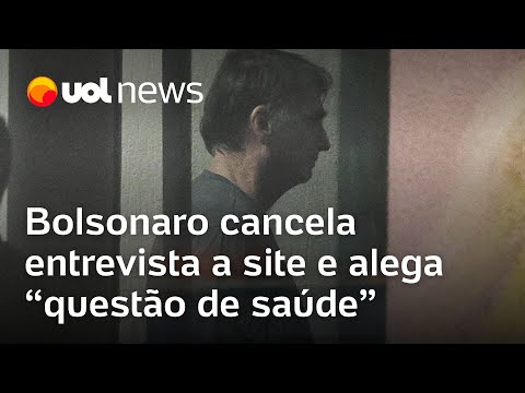 Bolsonaro cancela entrevista da prisão ao Metrópoles e alega 'questão de saúde'