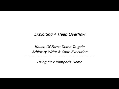 House Of Force - Heap Exploitation