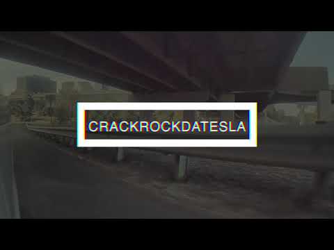 White SUV runs brand new Tesla Model 3 Performance off the road