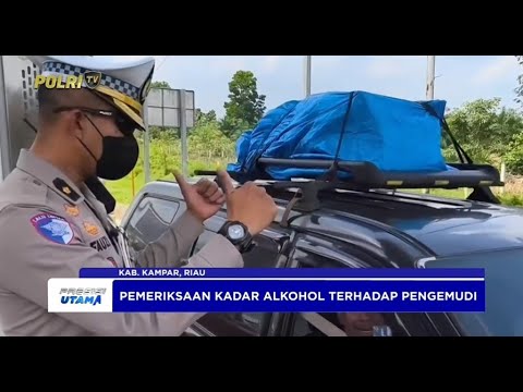 POLDA RIAU GELAR PENINDAKAN PELANGGARAN KECEPATAN DAN PEMERIKSAAN KADAR ALKOHOL