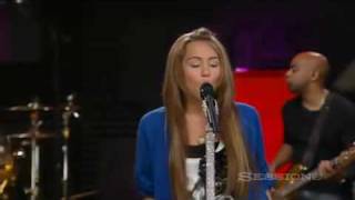 Miley Cyrus The Climb live AOL