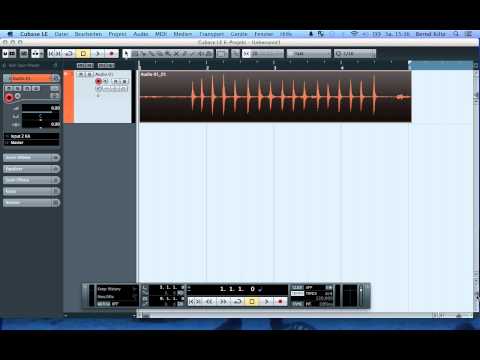 Cubase 6 LE Anfänger-Tutorial