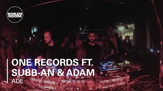 One Records ft. Subb-an & Adam Shelton Boiler Room DJ Set at ADE