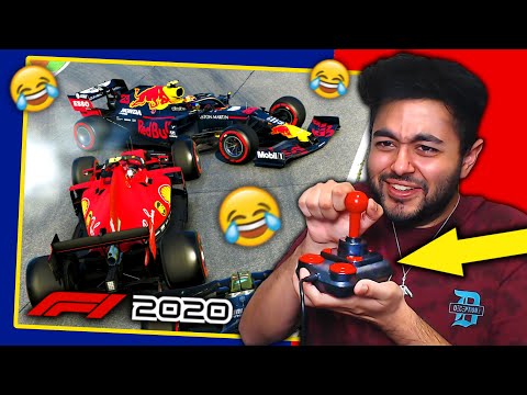 Using an ARCADE JOYSTICK to play the F1 2020 Game!!!