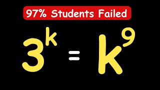 GERMANY OLYMPIADS || How to Solve for k? || k = ? ||