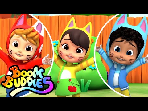 Três gatinhos pequenos | Musica para bebes | Canção infantil | Boom Buddies Português | Animação
