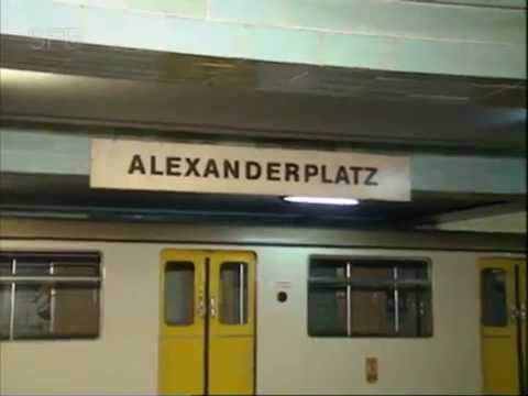 SFB - BERLINER ABENDSCHAU VOM 15.AUGUST. BERICHT ÜBER DIE U-BAHNLINIE ALEXANDERPLATZ - HÖNOW.