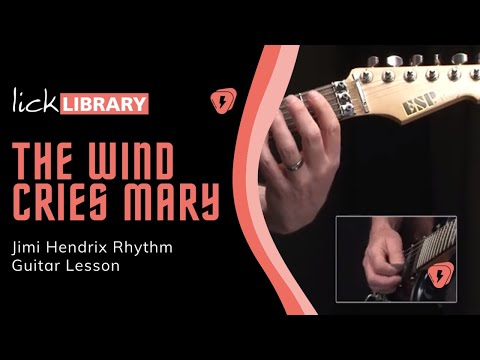 The Wind Cries Mary - Rhythm Guitar Lesson - Jimi Hendrix