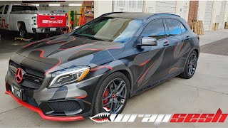 3 Year Old Wrap Mistaken for Paint!! - Camo Merc Re-ReWrap Project