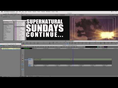 Apply Effects to Titles in Avid Media Composer