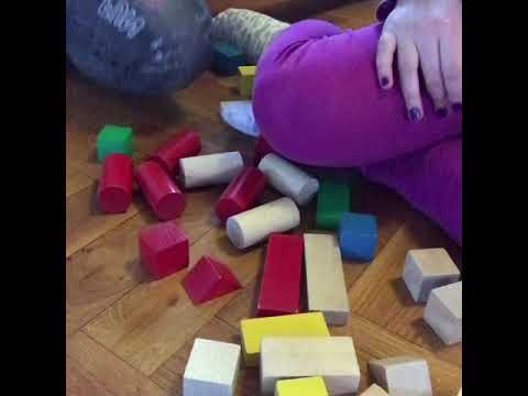 hur högt kan vi bygga klossar utan att det rasar.