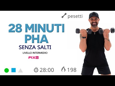 Total Body Senza Salti: Allenamento PHA A Casa Con Pesetti