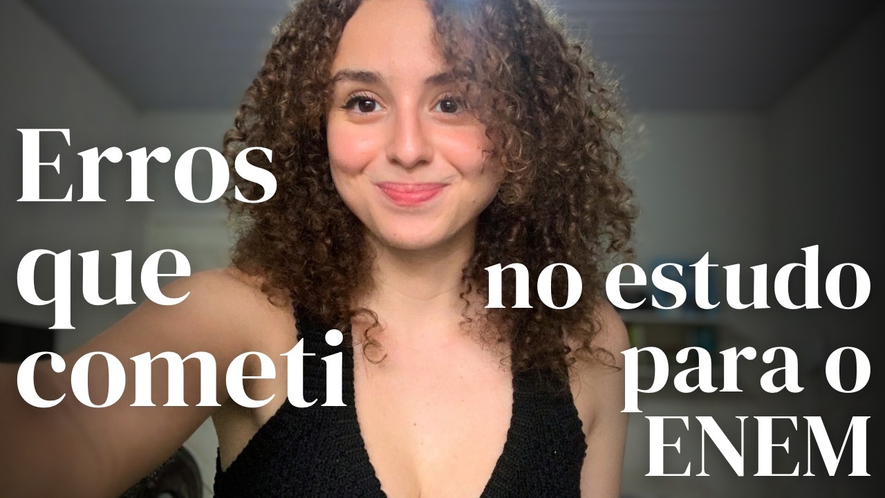 O que NÃO fazer para ser aprovado em medicina | Erros que cometi durante os estudos para o ENEM