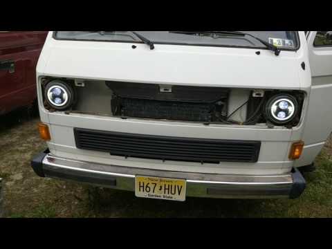7 inch round Vanagon LED headlights part 3