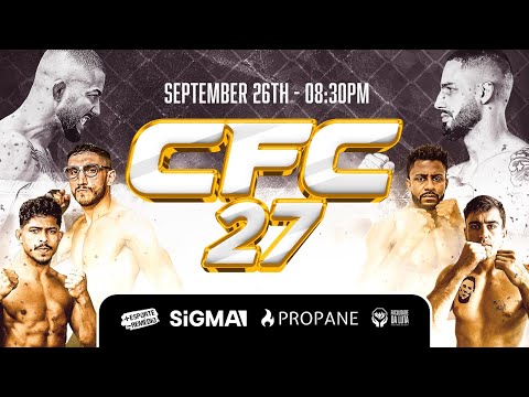 🔴 Centurion FC: 4-Man Tournament & MMA 70KG Belt - CFC 27 LIVE!