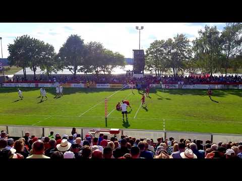 Finale der EM im Faustball / Fistball 2018 mit Patrick Thomas