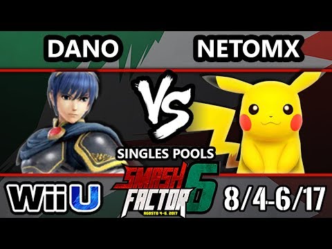 Smash Factor 6 Smash 4 -SF Dano (Marth) Vs. TSE NETOmx (Pikachu)
