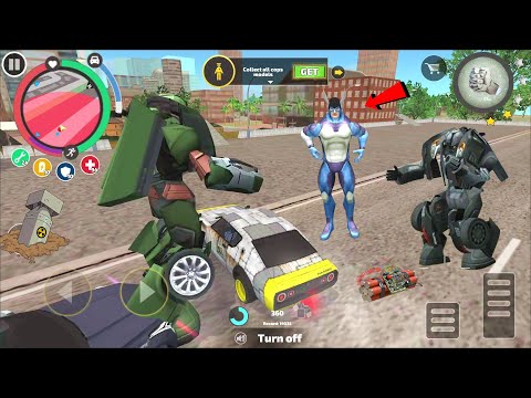 Rope Hero Vice Town (the roadster car drop sticky bomb) sticky bomb destroy vice town Vehicle - HD