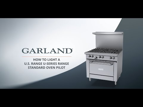 US Range U-Series Oven Pilot - How to Light
