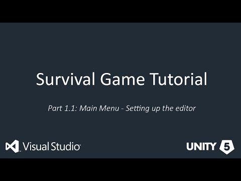 Unity 5 Survival Tutorial 1.1   Setting up the editor