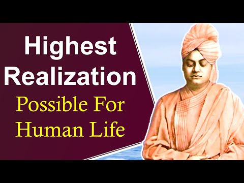 Swami Vivekananda explains Highest Realization of Human Life | God is the Goal & Highest Perfection