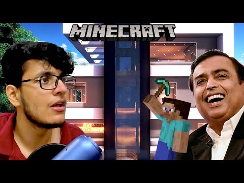 Building My Ambani ka Ghar in Minecraft Survival (Minecraft Live)