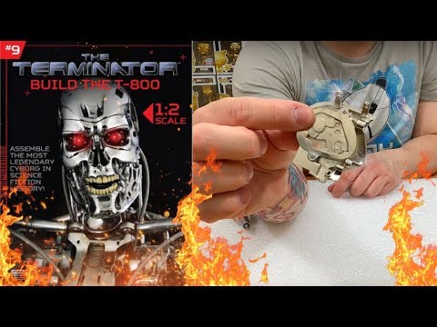 Build The Terminator T-800 Issue 9 - Right Hand Side Of The Endoskeleton Head