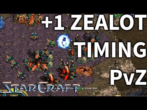 Starcraft: PvZ +1 Zealot Archon Timing & Mid-Game Followups