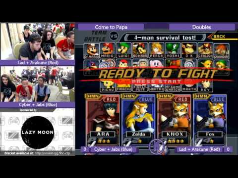 Come To Papa - Lad + Arakune vs Cyber + Jabs - Melee Doubles