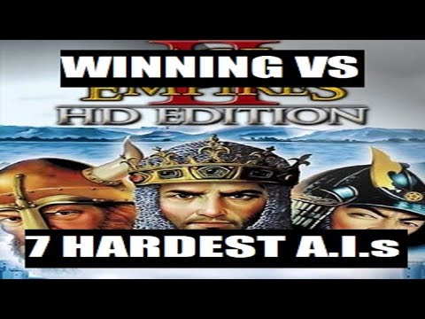 HOW TO WIN VS 7 HARDEST A.I.s IN AOE2