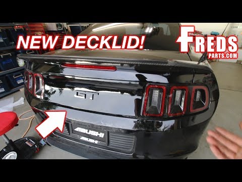 THIS IS HOW FORD SHOULD HAVE MADE THE MUSTANG! FRED'S PARTS SMOOTH DECKLID INSTALL