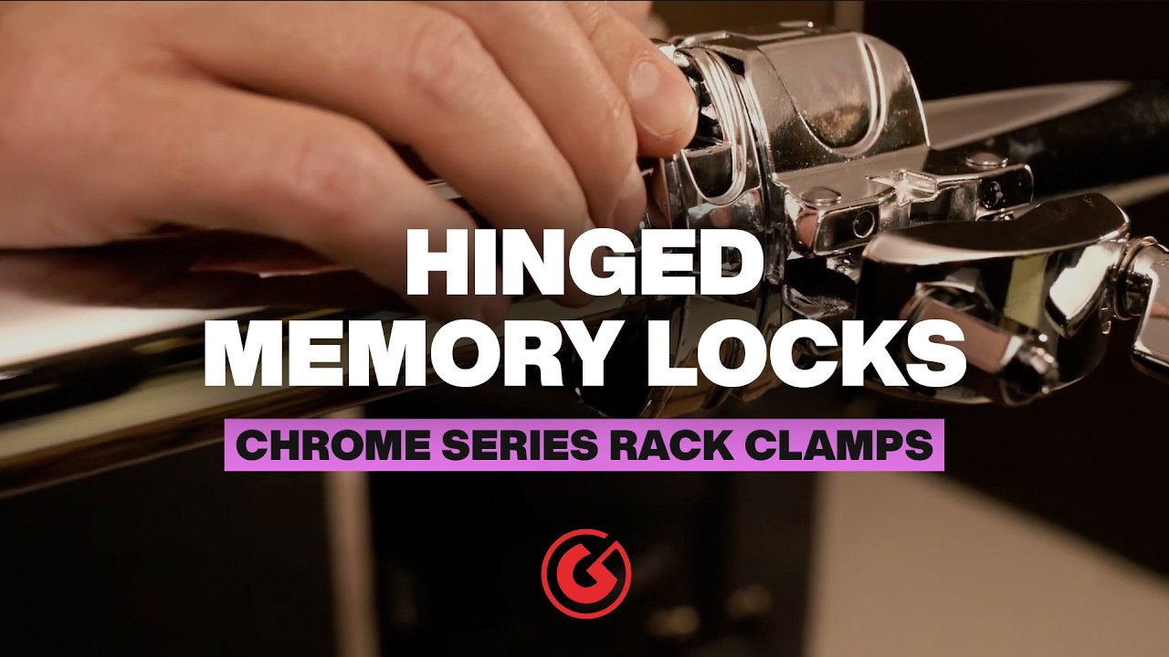 Gibraltar SC-GCHML Chrome Hinged Drum Rack Memory Lock