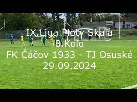 Futbalový zápas FK Čáčov1933 - TJ Osuské