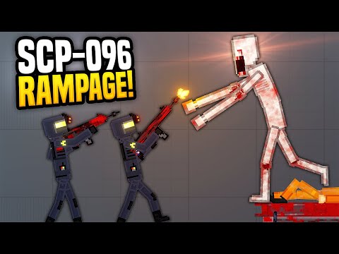 SCP-096 ESCAPES AND GOES ON A RAMPAGE - People Playground Gameplay