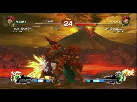 WARRIORofEAST ( AKUMA ) VS JR RODRIGUEZ ( AKUMA ) SSFIV ENDLESS BATTLE MATCH ON PS3 GAMES 12-17
