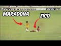 Maradona steals the show at Zico's farewell (1985)