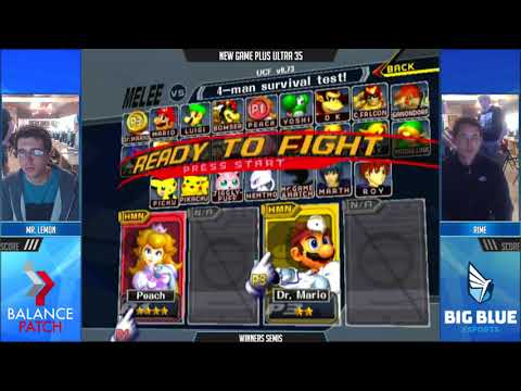 NGPU 35 SSBM - Mr. Lemon (Dr. Mario) vs. rime (Peach) - Melee WSF
