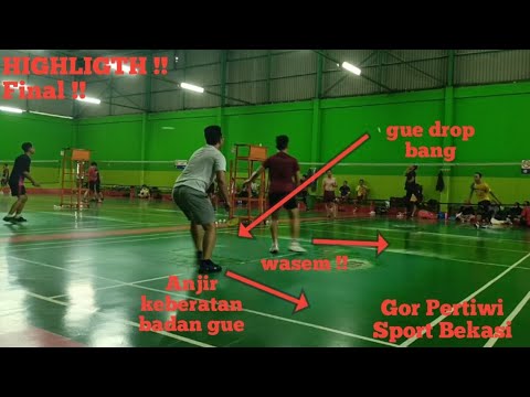 Final MD | Riyanto/Nanang vs Hamid/Dimas | Turnamen internal PB Grand Garuda | Awal thn 2024