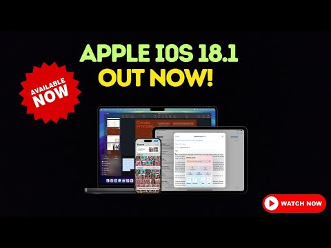 iOS 18.1 is Out! - Apple Intelligence Rolling Out with iOS 18.1!