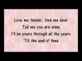 Love Me Tender - Norah Jones INSTRUMENTAL karaoke