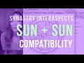 Synastry Inter-Aspect Series: SUN + SUN Compatibility
