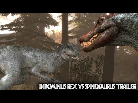 Spinosaurus vs Indominus Rex (Animation Trailer)