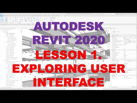 A step-by-step tutorial exploring the user interface of Revit MEP 2020.