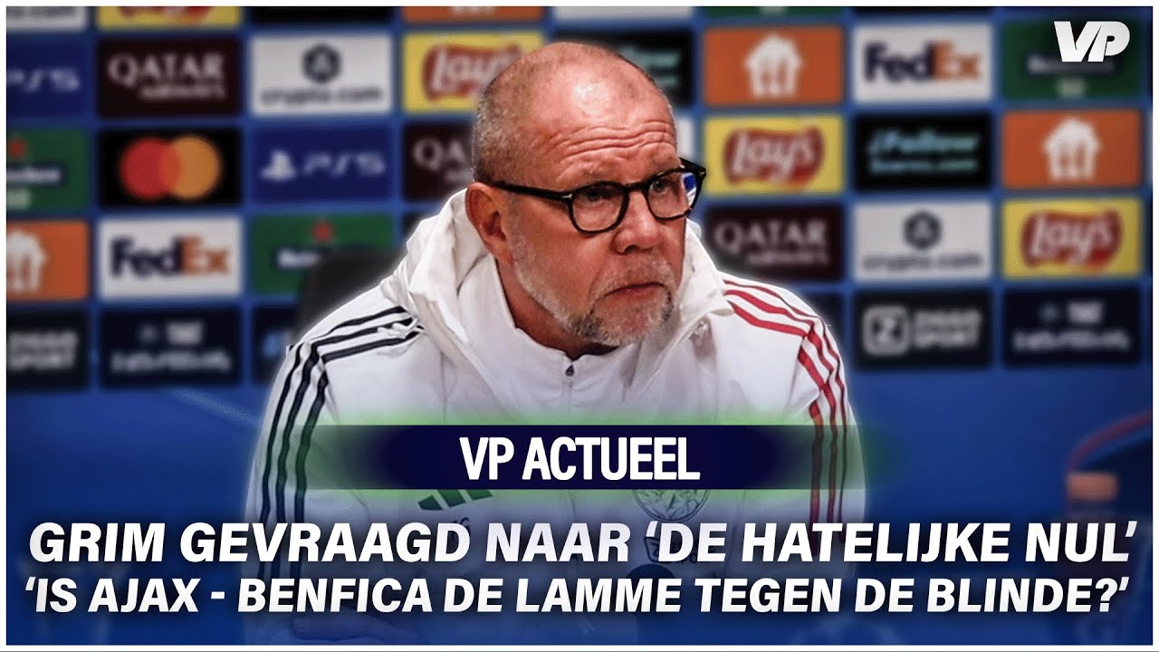 Grim over 'de hatelijke nul' in de Champions League: 'De lamme tegen de blinde'