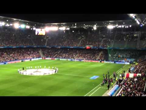 Red Bull Salzburg vs. Malmö FF 2:1 | Einlauf