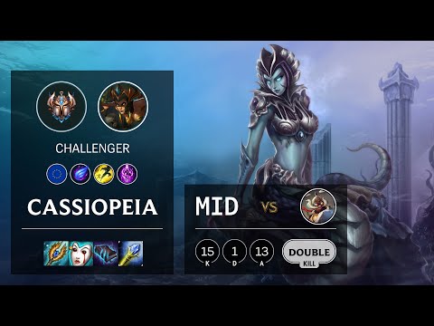 Cassiopeia Mid vs Corki - EUW Challenger Patch 10.13