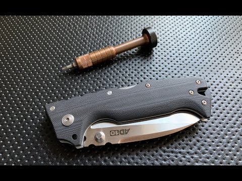How to disassemble and maintain the Cold Steel AD-10 Pocketknife