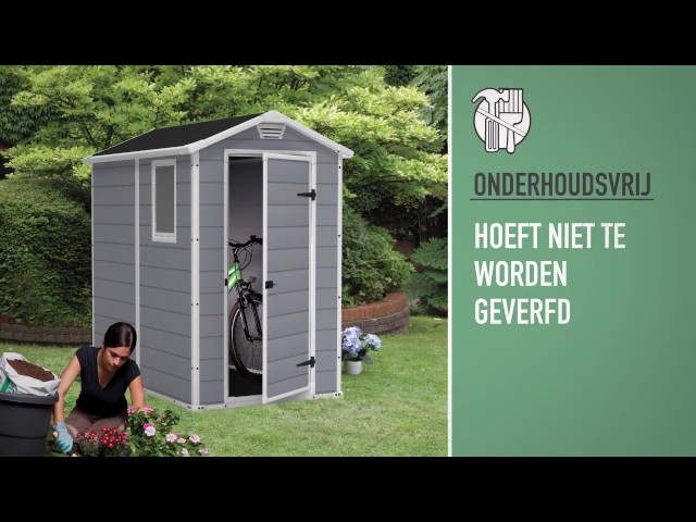 Video Teaser für Keter Manor 4x6 Outdoor Garden Storage Shed - DU